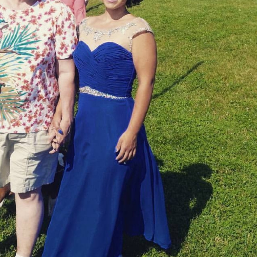 Blue prom / pageant dress